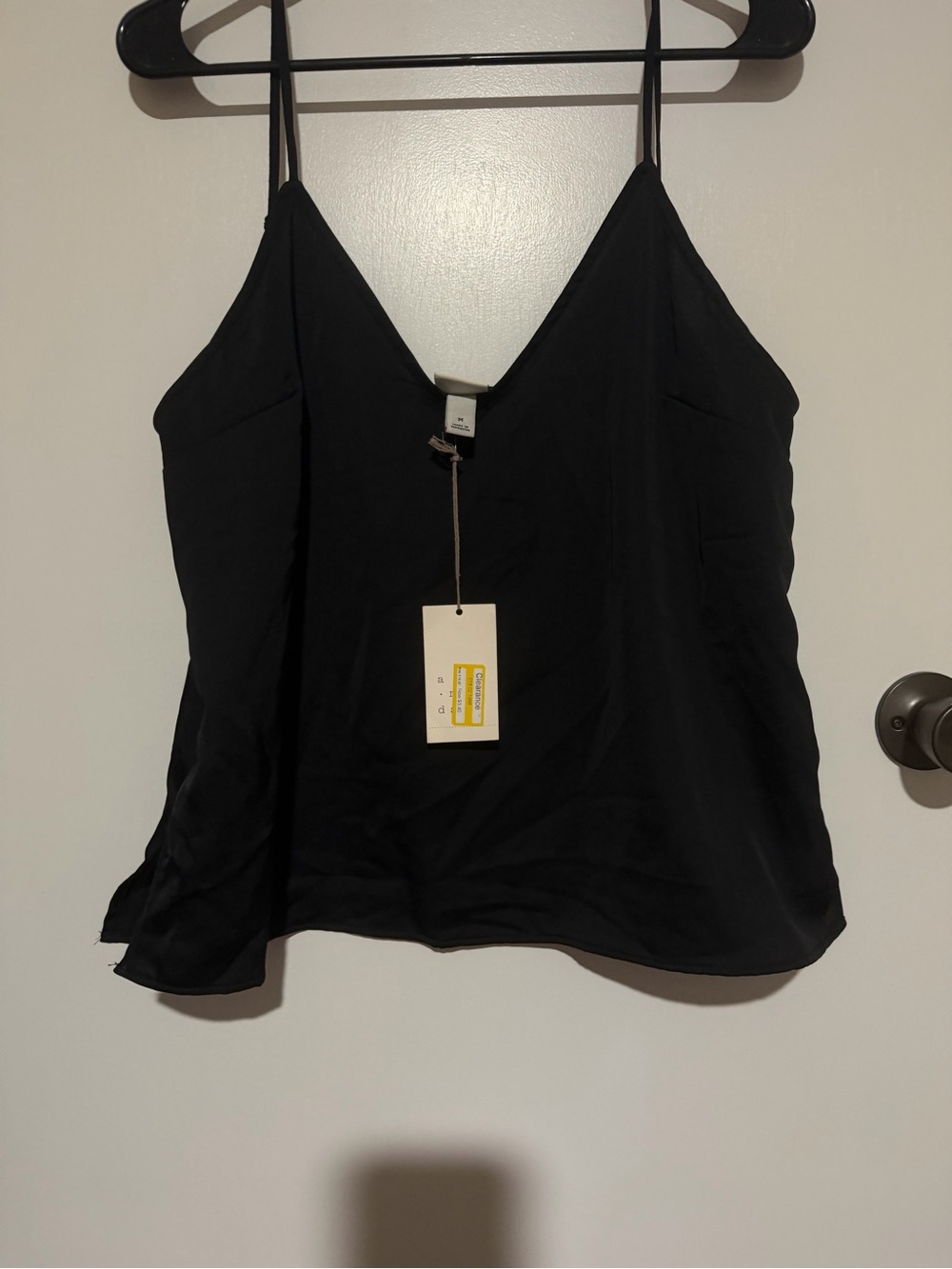 A New Day Black Cami Top – Size M | NWT